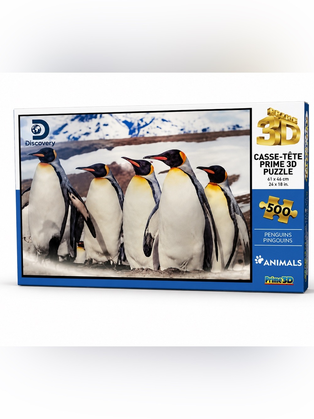 Discovery Animals Penguin 3D Puzzle 500 pc NEW